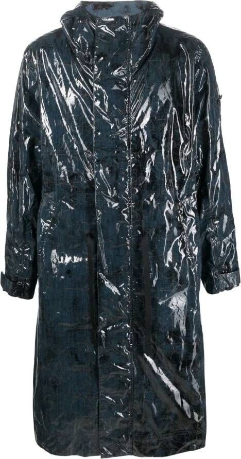 Stone Island Shadow Project Regenjas met capuchon Blauw