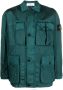 Stone Island Shirtjack met Compass-logopatch Groen - Thumbnail 1
