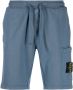 Stone Island Shorts met logopatch Blauw - Thumbnail 1