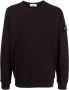 Stone Island Sweater met Compass-logopatch Paars - Thumbnail 1
