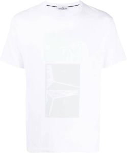 Stone Island T-shirt met grafische print Wit