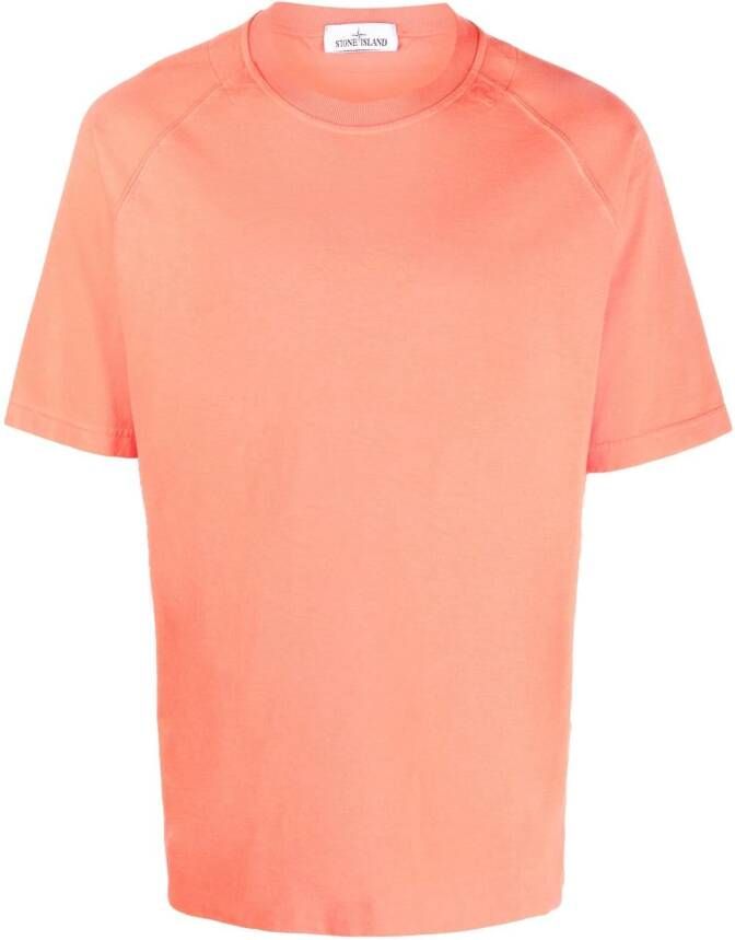 Stone Island T-shirt met print Oranje