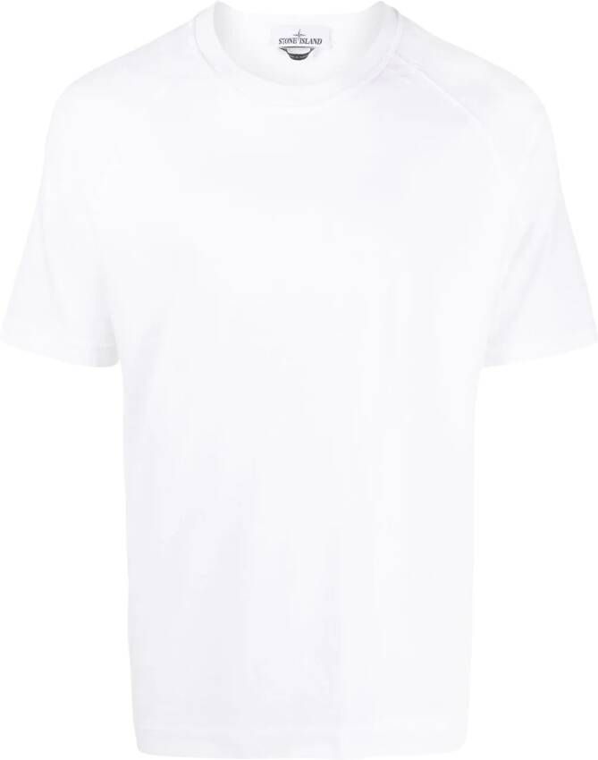 Stone Island T-shirt met ronde hals Wit