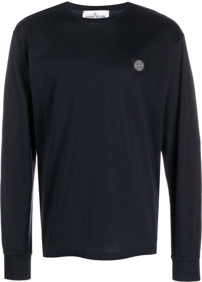 Stone Island Top met lange mouwen Blauw