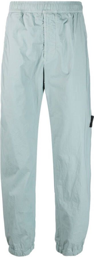 Stone Island Trainingsbroek met Compass-logopatch Blauw