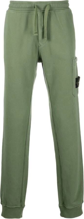 Stone Island Trainingsbroek met toelopende pijpen Groen