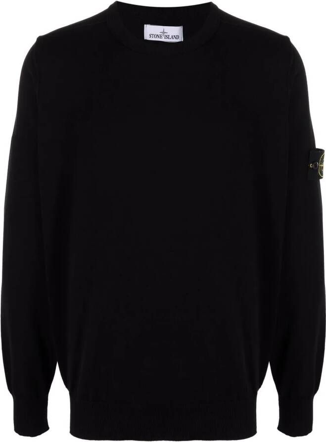Stone Island Trui met ronde hals Zwart