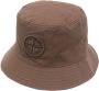 Stone Island Vissershoed met geborduurd logo Groen - Thumbnail 1