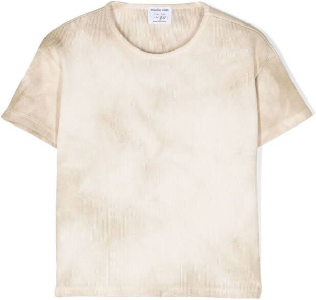 Studio Clay Benji T-shirt van biologisch katoen Beige