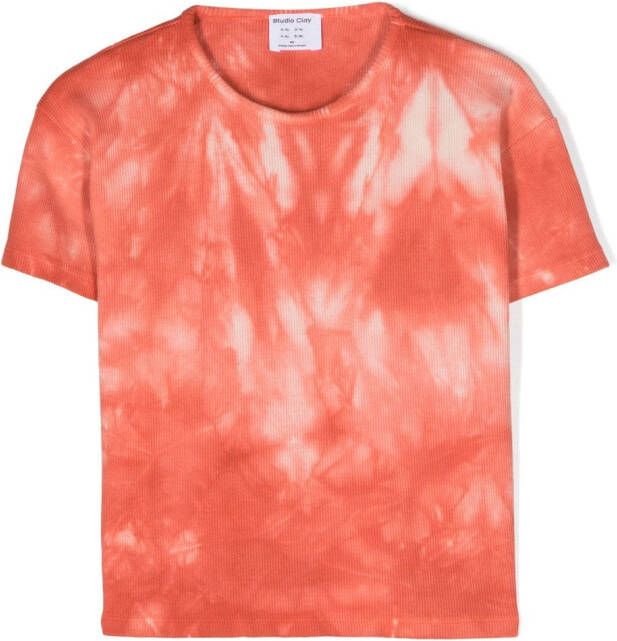 Studio Clay Benji T-shirt van biologisch katoen Rood