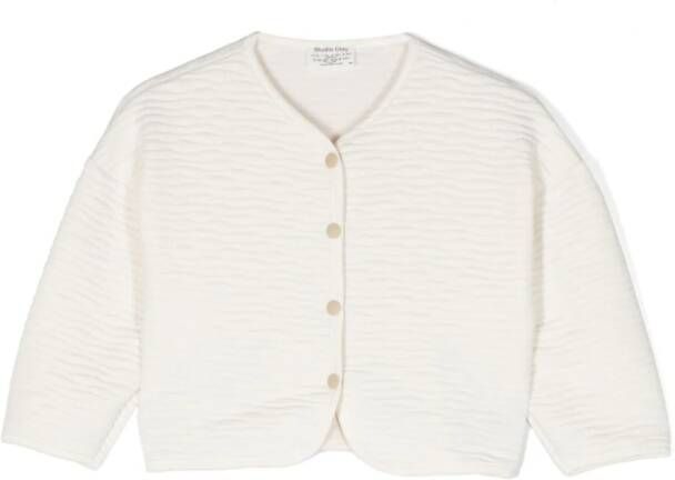 Studio Clay Button-up jack Wit