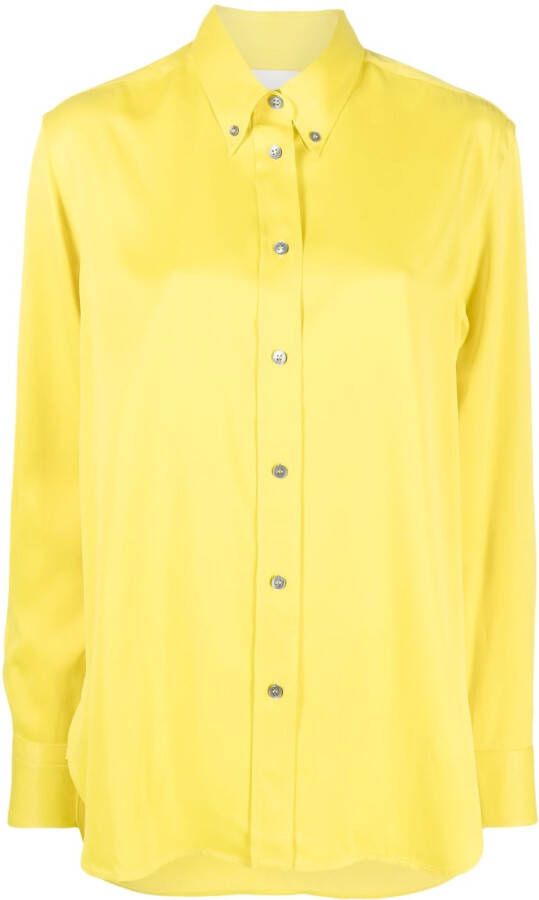 Studio Nicholson Button-down blouse Geel