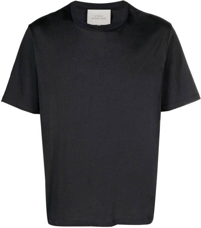 Studio Nicholson Katoenen T-shirt Blauw