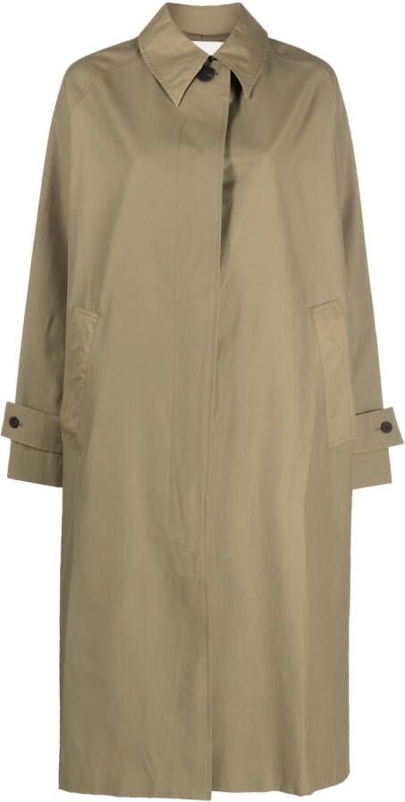 Studio Nicholson Regenjas met knopen Beige