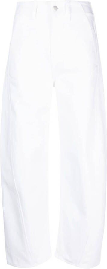Studio Nicholson Straight broek Wit