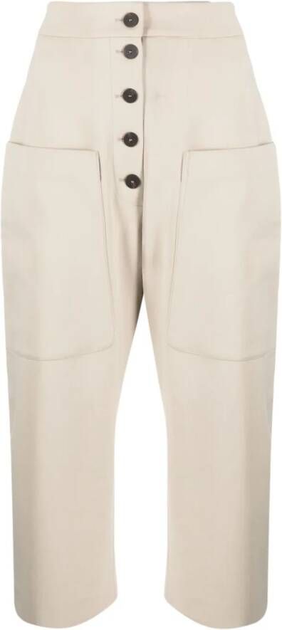Studio Nicholson Straight broek Beige
