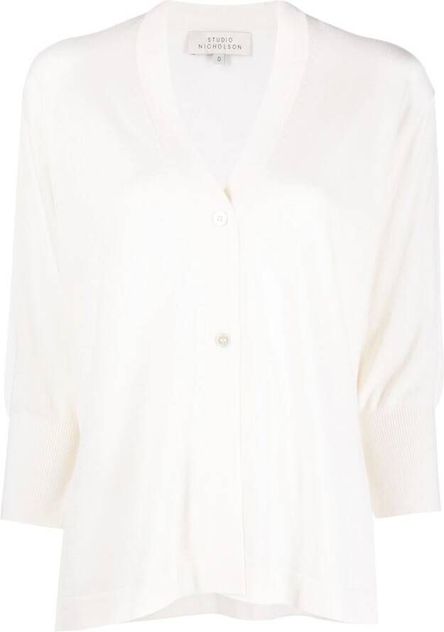 Studio Nicholson Vest van zijde Beige