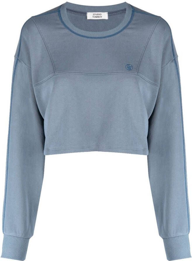 STUDIO TOMBOY Sweater met detail Blauw