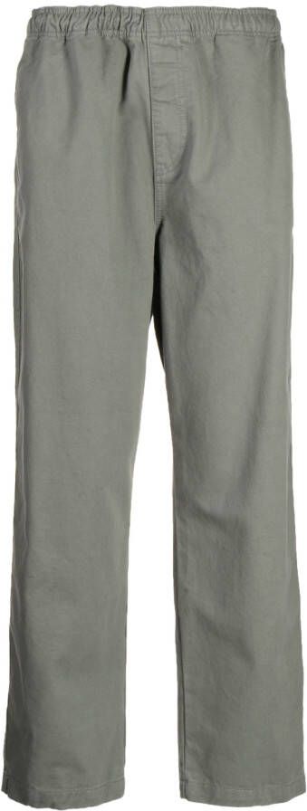 Stüssy Straight broek Groen