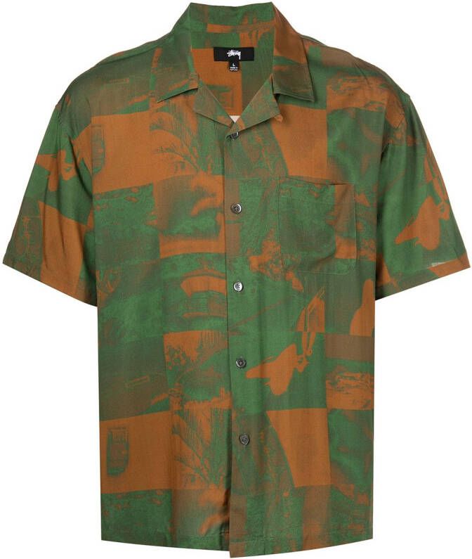 Stüssy Overhemd met korte mouwen Veelkleurig