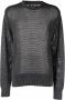 Stüssy Ruimvallende sweater Zwart - Thumbnail 1