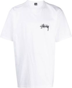 Stüssy T-shirt met print Wit