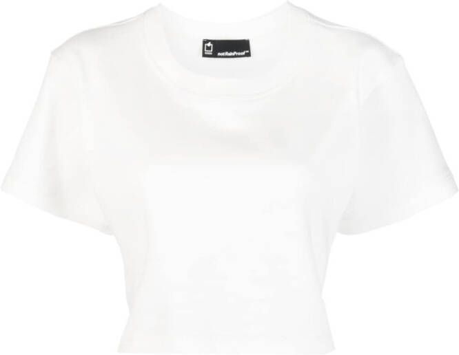 STYLAND Cropped T-shirt Wit