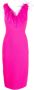 STYLAND Midi-jurk met veren afwerking Roze - Thumbnail 1