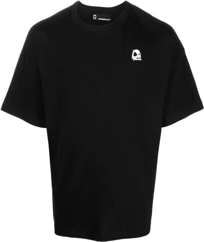 STYLAND T-shirt met print Zwart