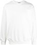 STYLAND x notRainProof sweater van biologisch katoen met ronde hals Wit - Thumbnail 1