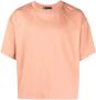 STYLAND T-shirt met jersey vlakken Oranje - Thumbnail 1