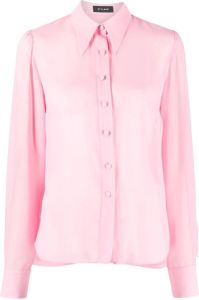 STYLAND Semi-doorzichtige blouse Roze