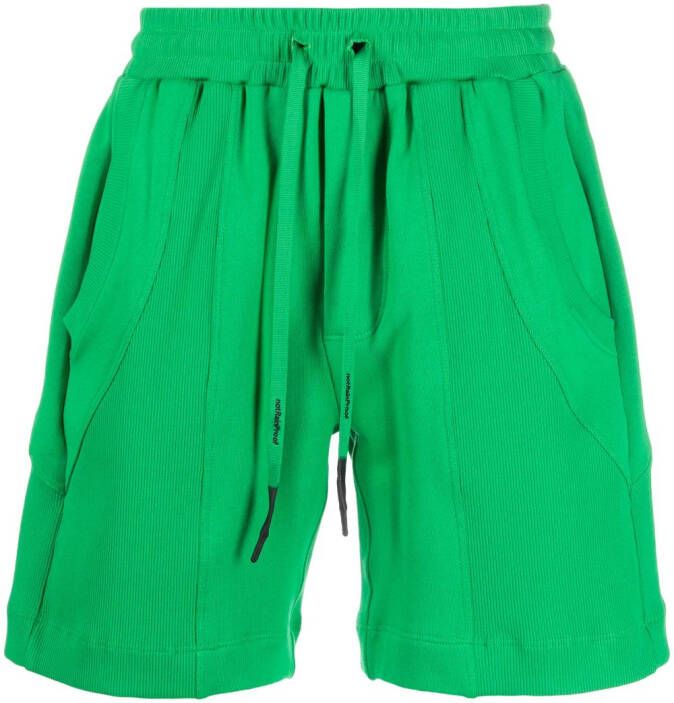 STYLAND Shorts met trekkoord Groen