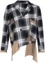 Sulvam Asymmetrische blazer Blauw - Thumbnail 1