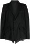 Sulvam Asymmetrische blazer Zwart - Thumbnail 1