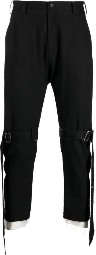 Sulvam Gelaagde broek Zwart