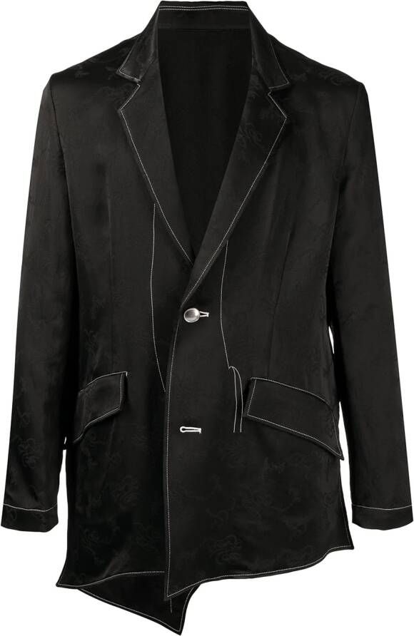 Sulvam Jack met contrasterend stiksel Zwart