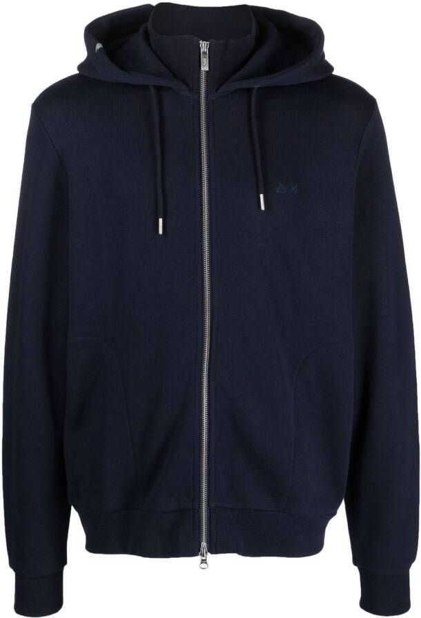 Sun 68 Hoodie met trekkoord Blauw