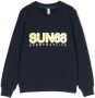 Sun 68 Sweater met logo Blauw - Thumbnail 1