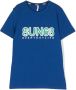 Sun 68 T-shirt met logo Blauw - Thumbnail 1