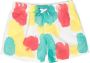 Sundek Zwembroek met abstracte print Wit - Thumbnail 1