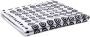 Sundek x 10 Corso Como strandlaken met print Zwart - Thumbnail 1