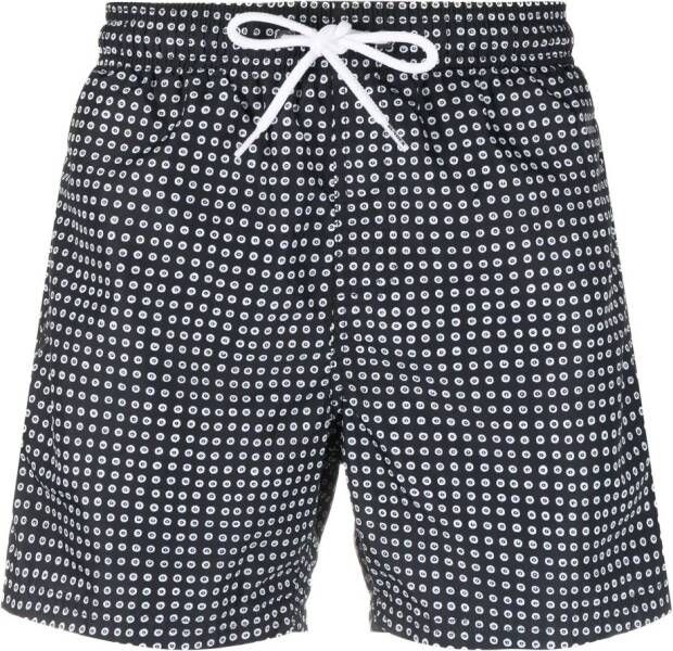 Sundek Zwembroek met print Zwart