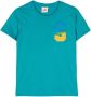 Sundek T-shirt met logopatch Blauw - Thumbnail 1
