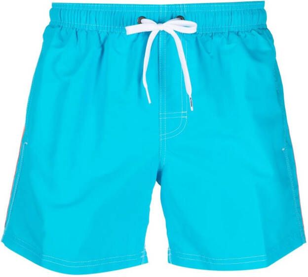 Sundek Zwembroek met logopatch Blauw