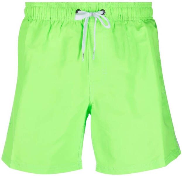 Sundek Zwembroek met logopatch Groen