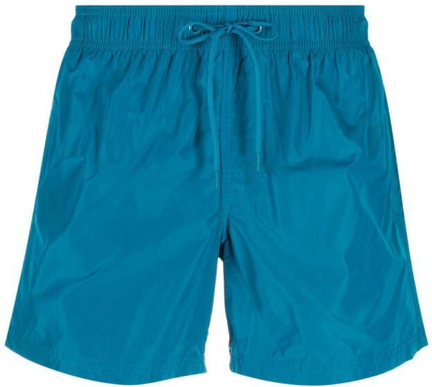 Sundek Zwembroek met logoprint Blauw
