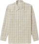 Sunflower Geruit overhemd Beige - Thumbnail 1