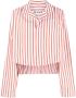 Sunnei Blouse met krijtstreep Wit - Thumbnail 1