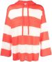 Sunnei Gestreepte hoodie Wit - Thumbnail 1